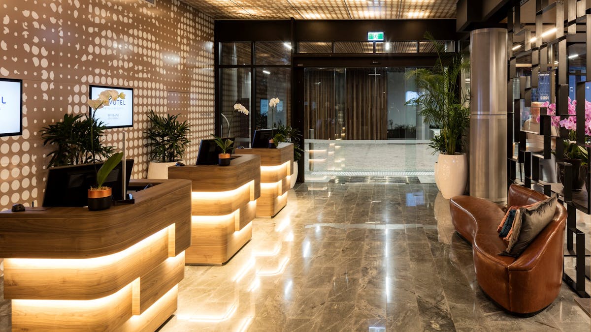 Hotel lobby