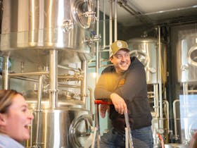Head Brewer of the Parachilna Brew Project, Lachy Fargher