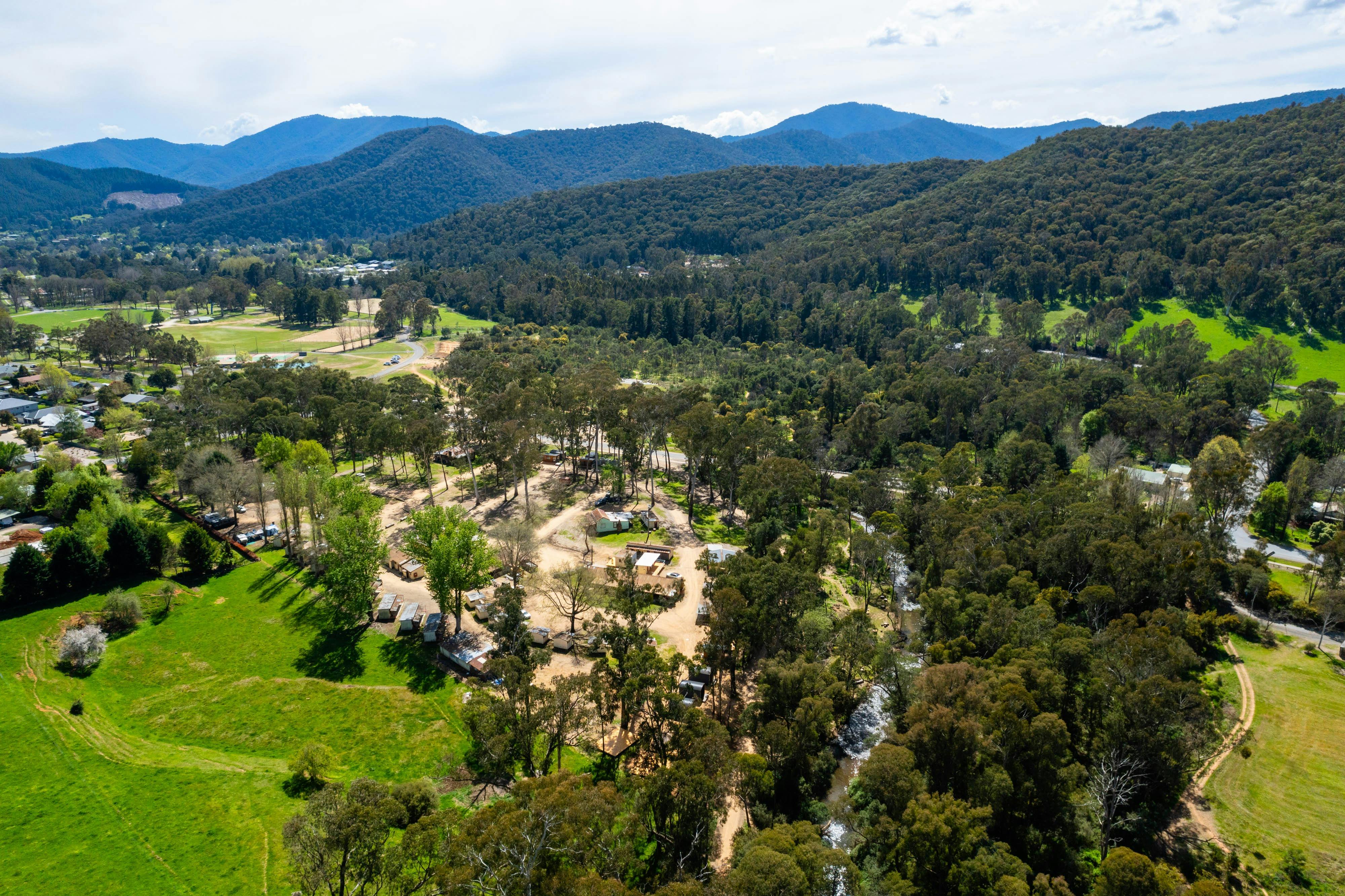 Birds Eye View of the park