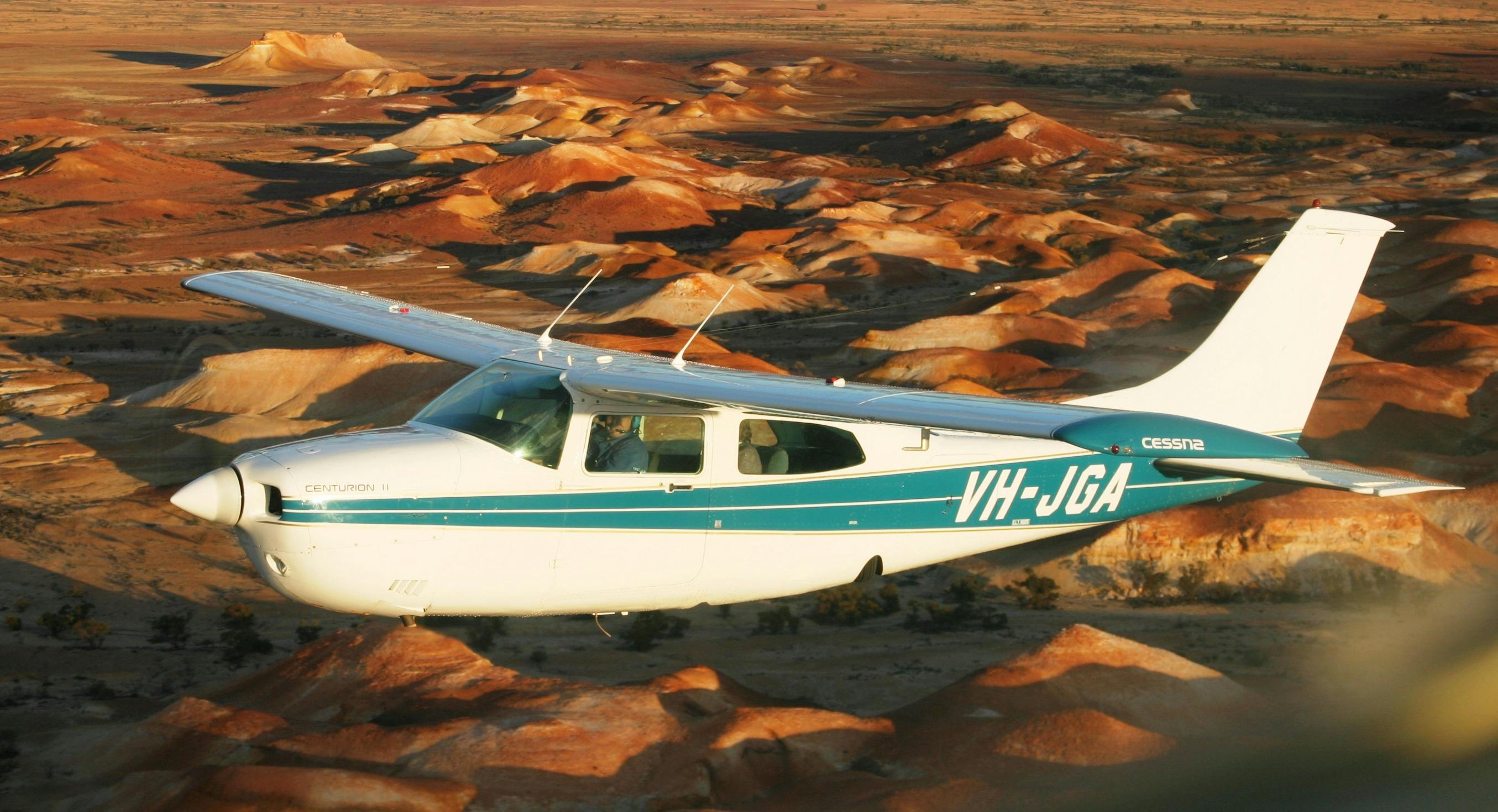 Flight over the Anna Creek Painted Hills