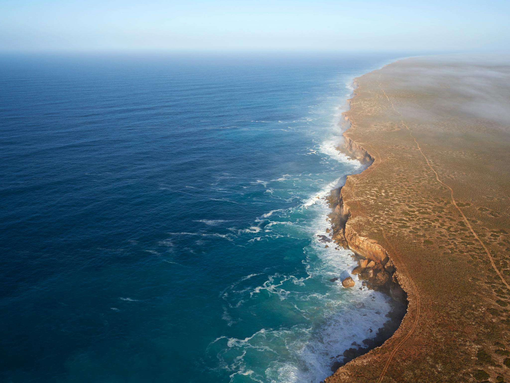 The Bunda Cliffs on the edge of the Nullarbor