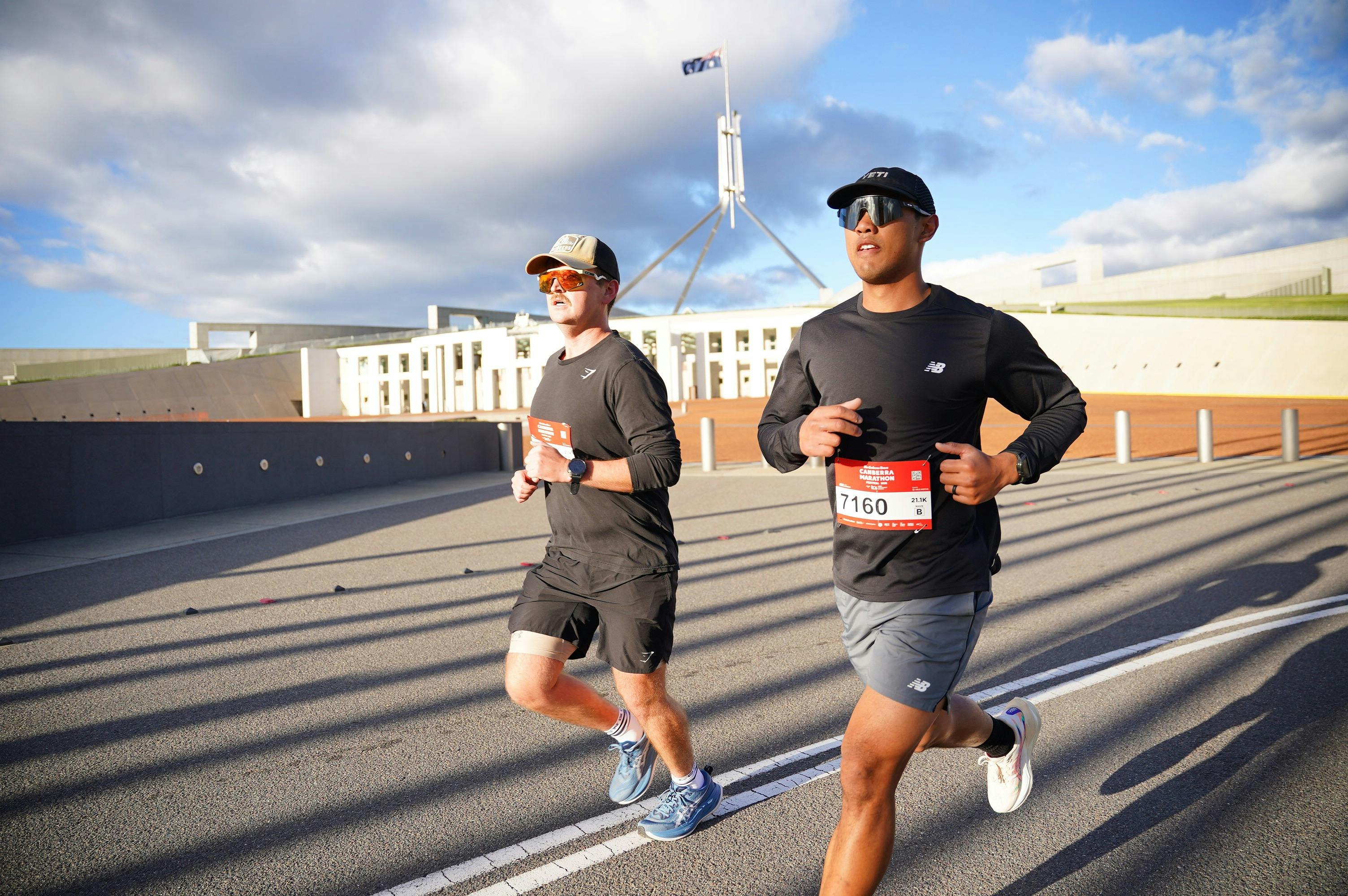 Participants Running in Canberra