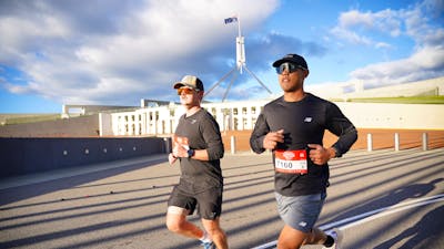 Participants Running in Canberra