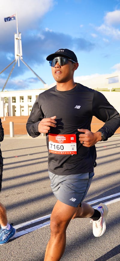 Participants Running in Canberra