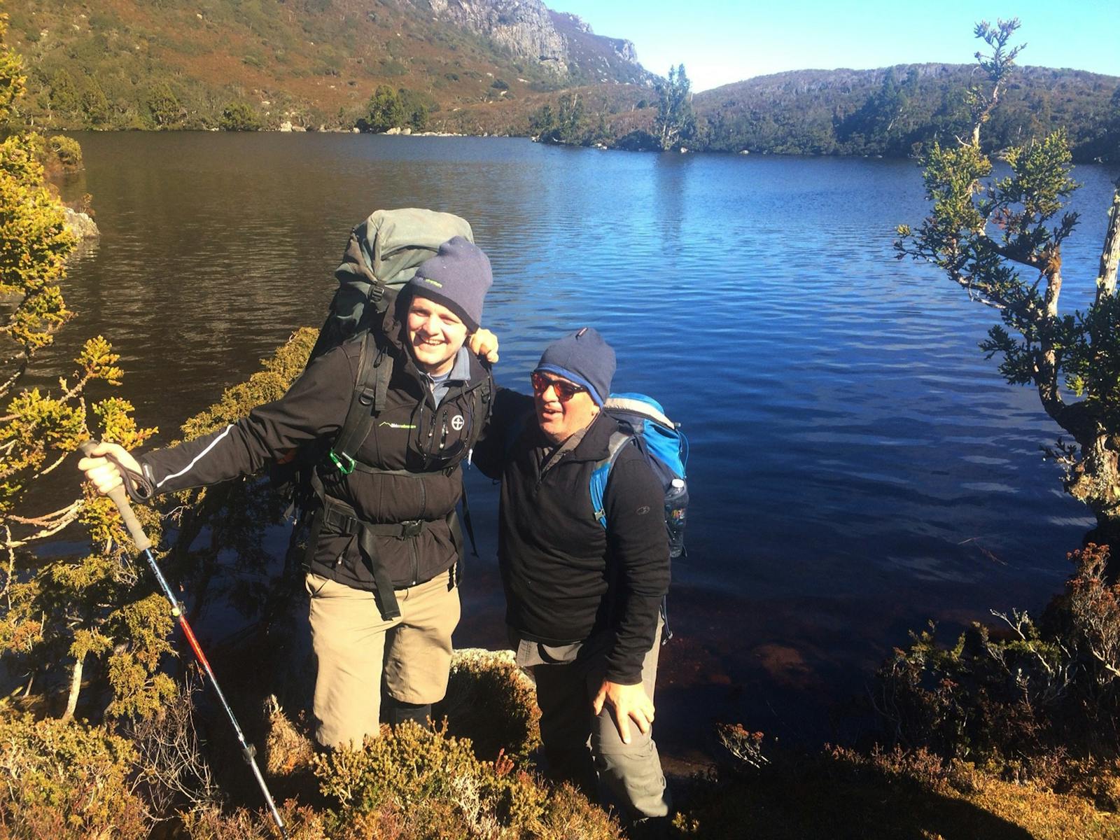 Guides carry packs so you don't have to - Cradle Mountain and Walls of Jerusalem Walk