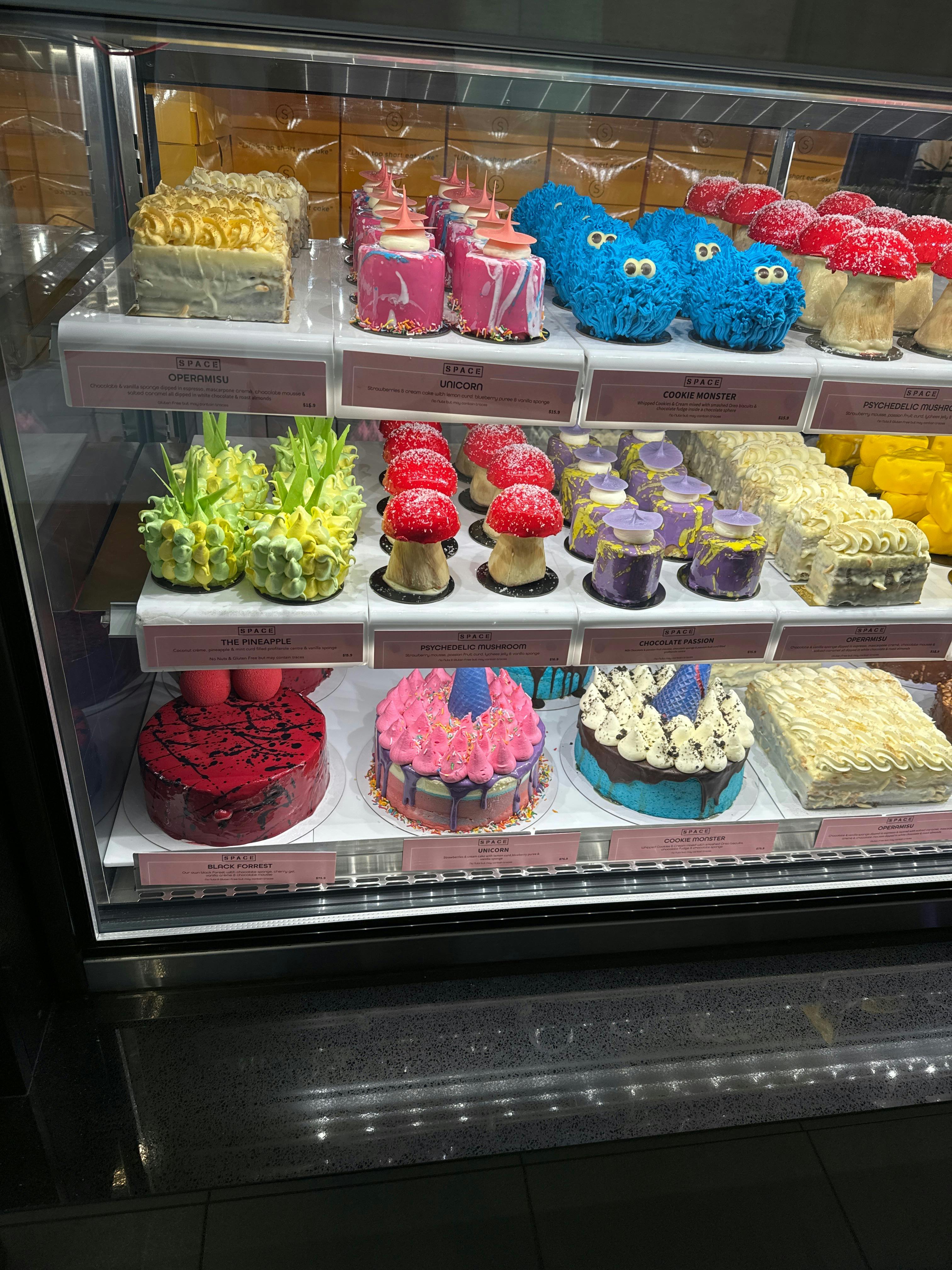 Space Kitchen desserts