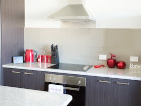 KITCHEN AREA, INCLUDES A POD COFFEE MACHINE