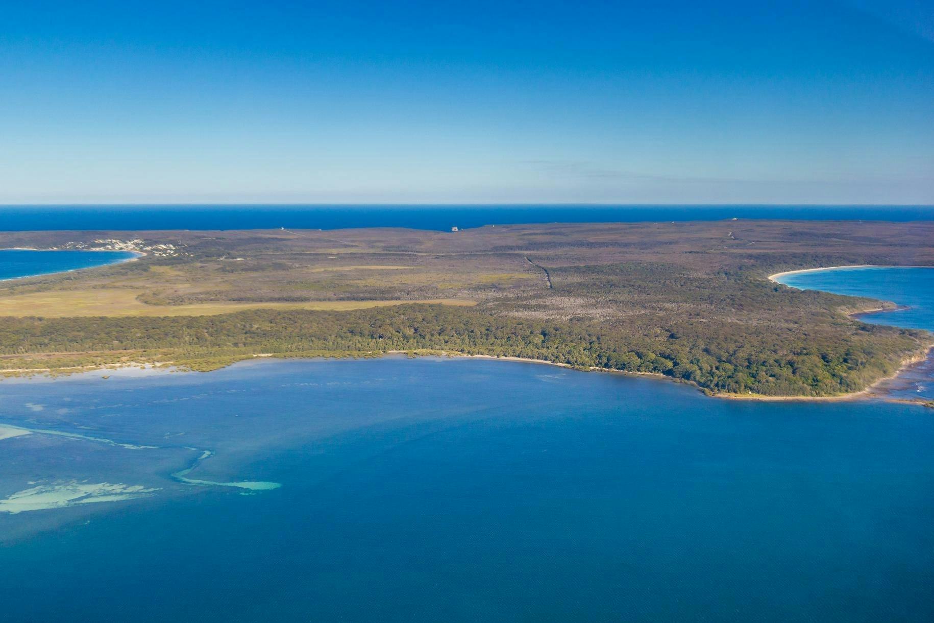 Fernaufnahme der Hare Bay