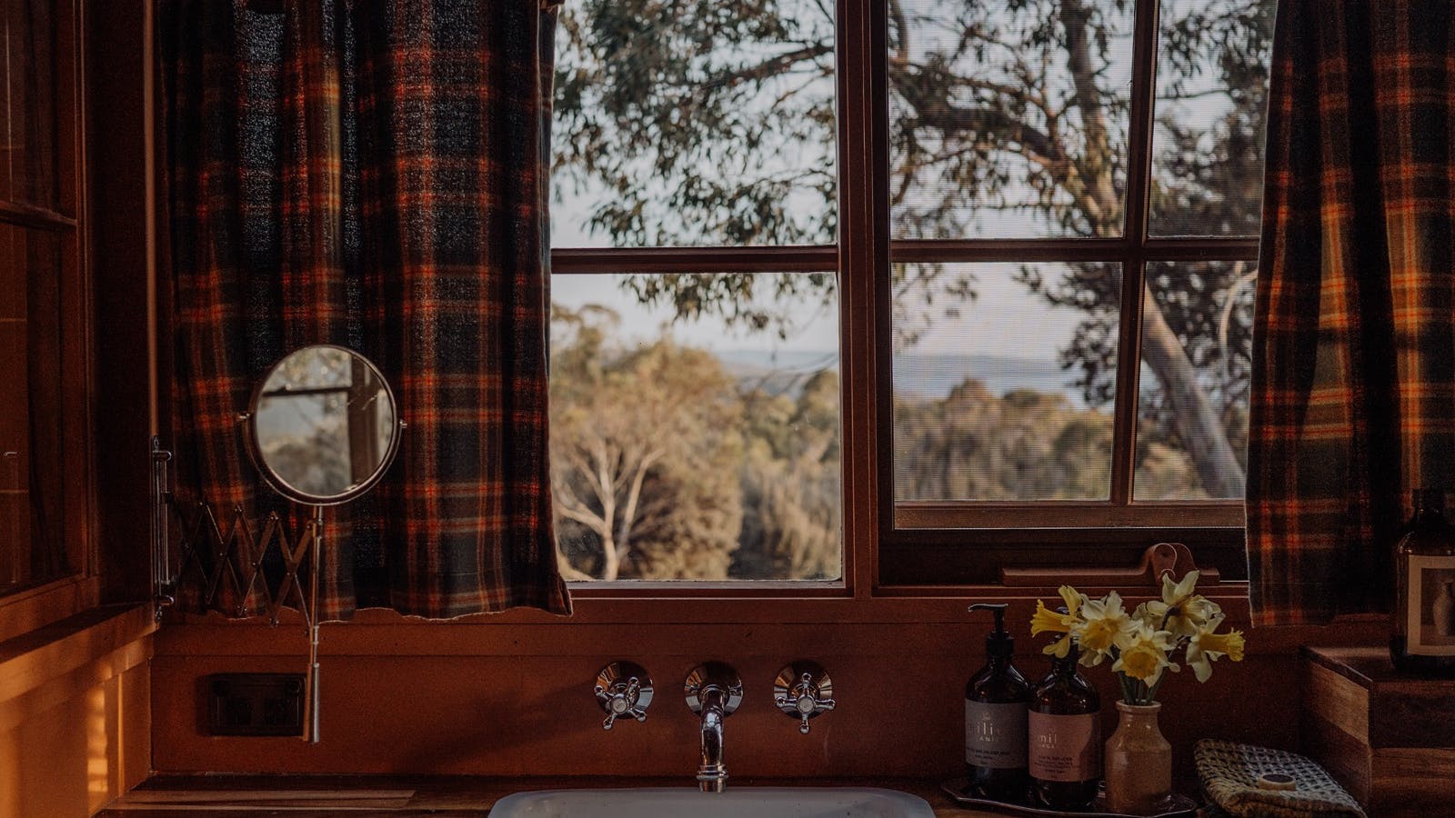 A bathroom with a view