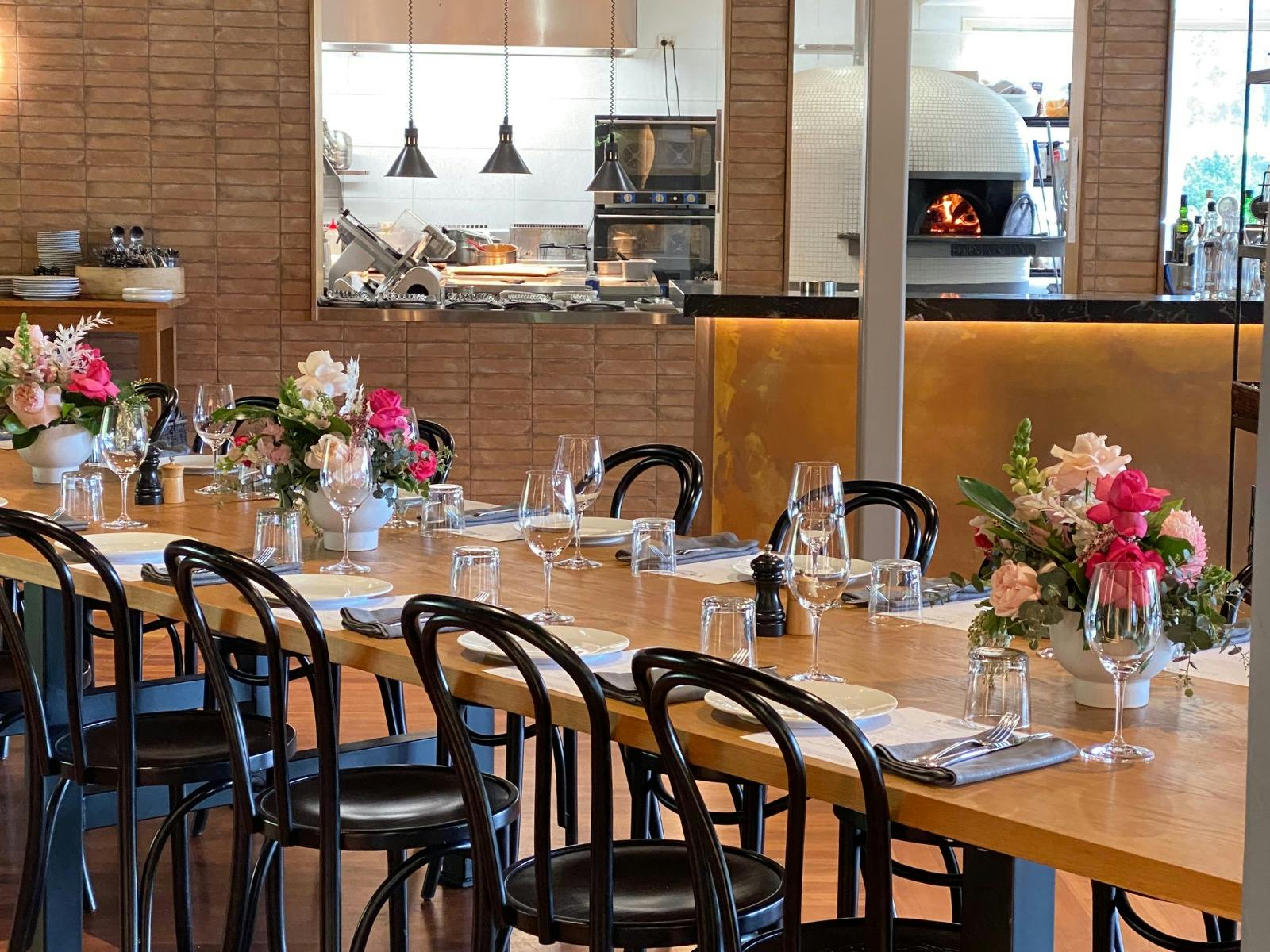 Dining options for big group at Quattro