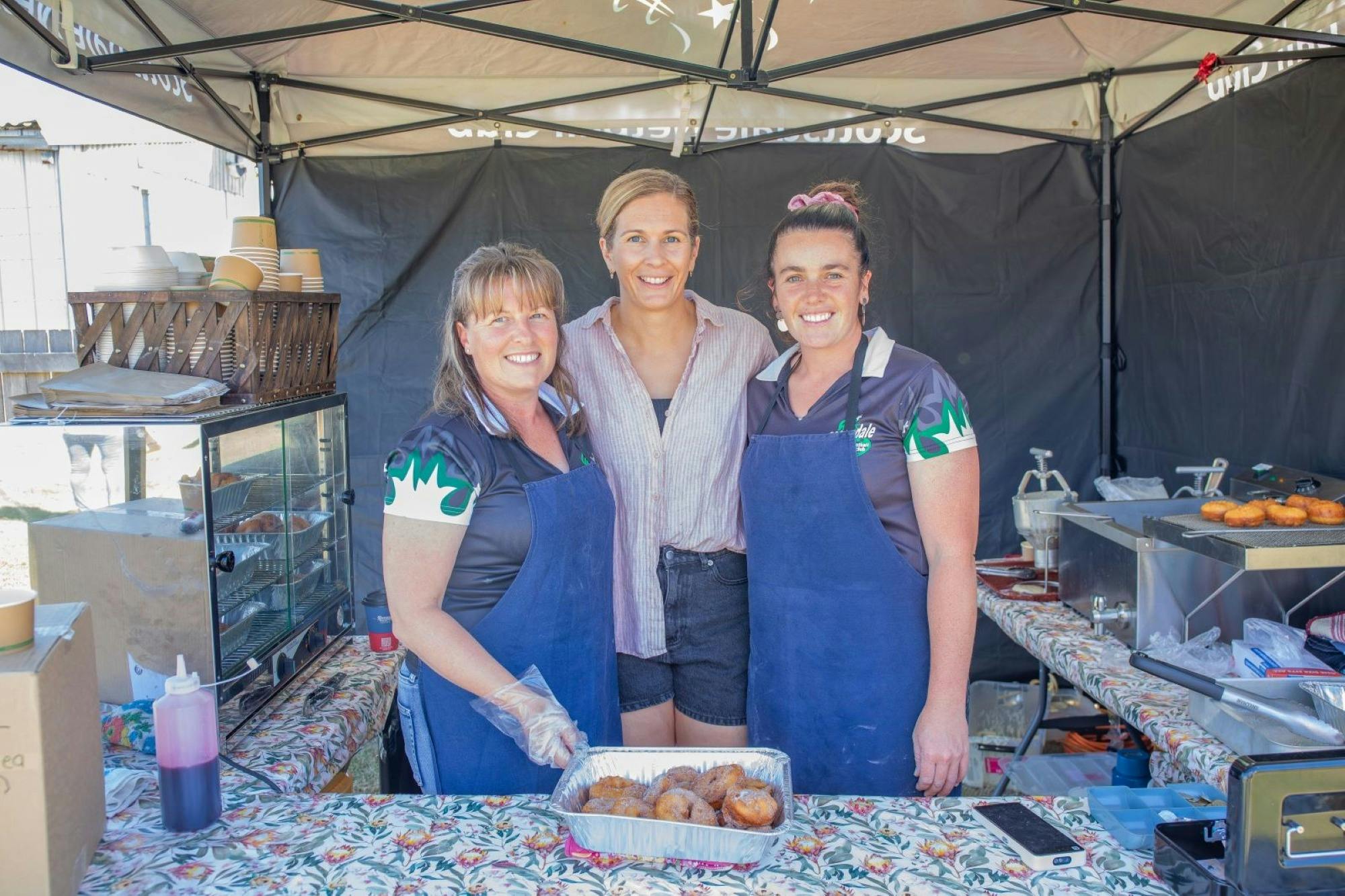 Local netball club cooking up potato donuts