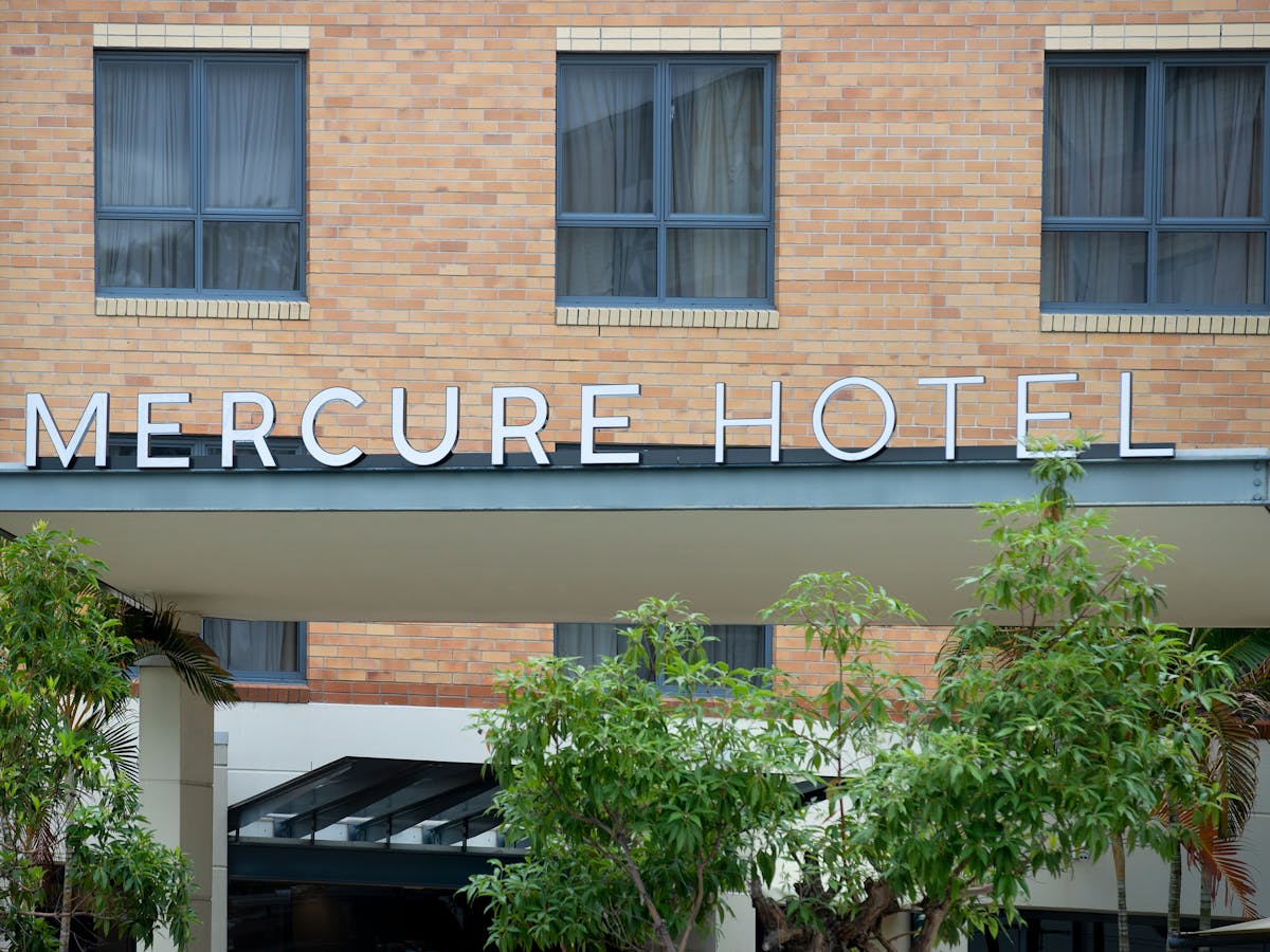 Facade of the hotel
