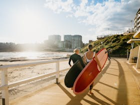 Surfers Newcastle Beach