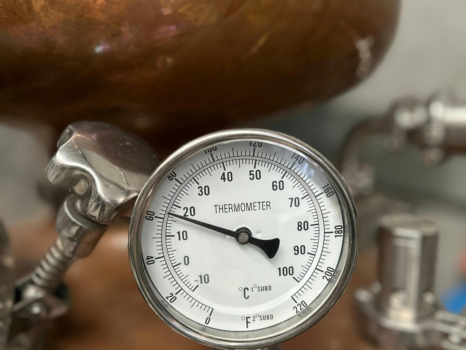 Close up of the still