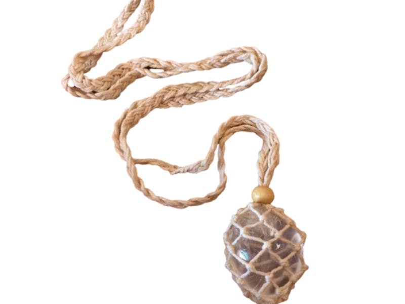 Image for Sip and Create; Macrame Crystal Necklace Wrap and Crystal Keyring Workshop