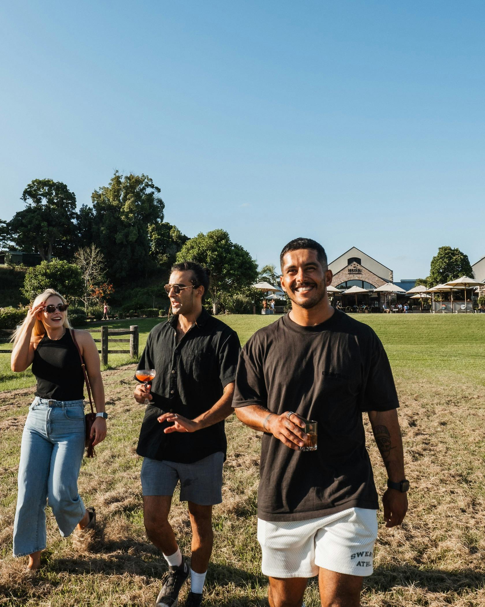 Explore the grounds at Husk Farm Distillery.