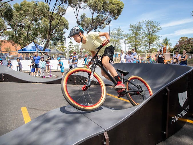 Pump Track part of Santos Festival of Cycling