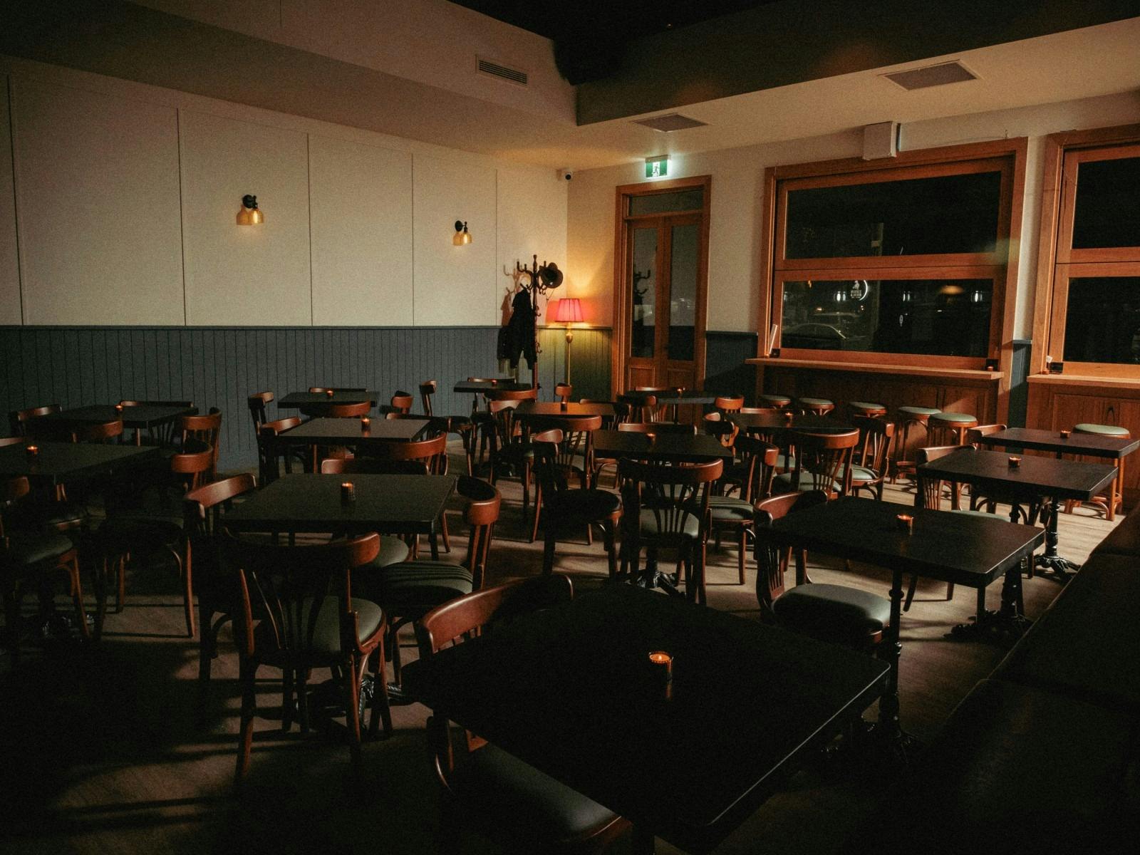 Seating for up to 150 people