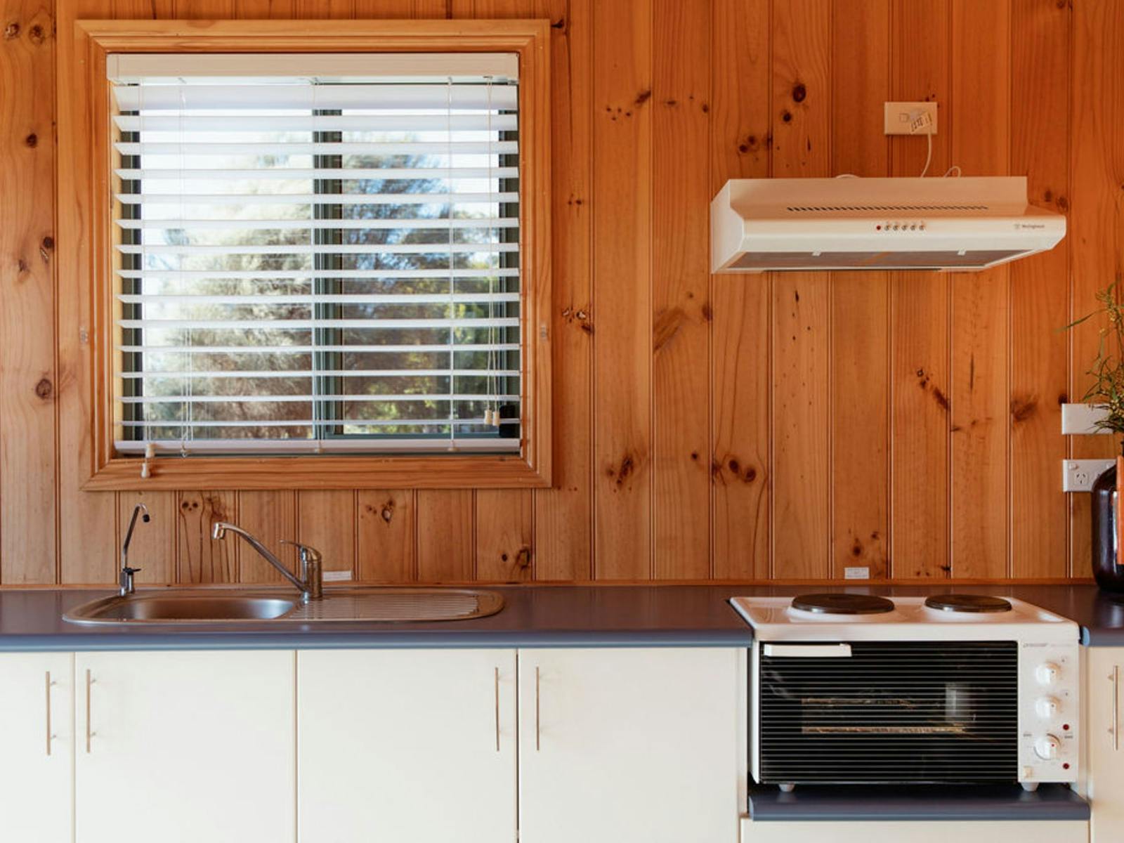 Functional kitchen space.