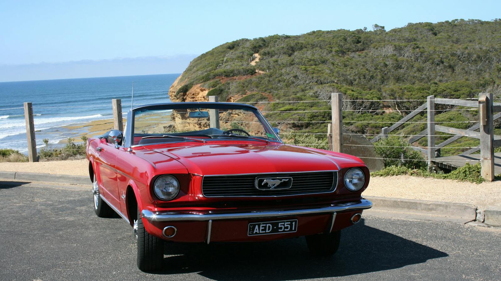 Mustang at Bells Beach