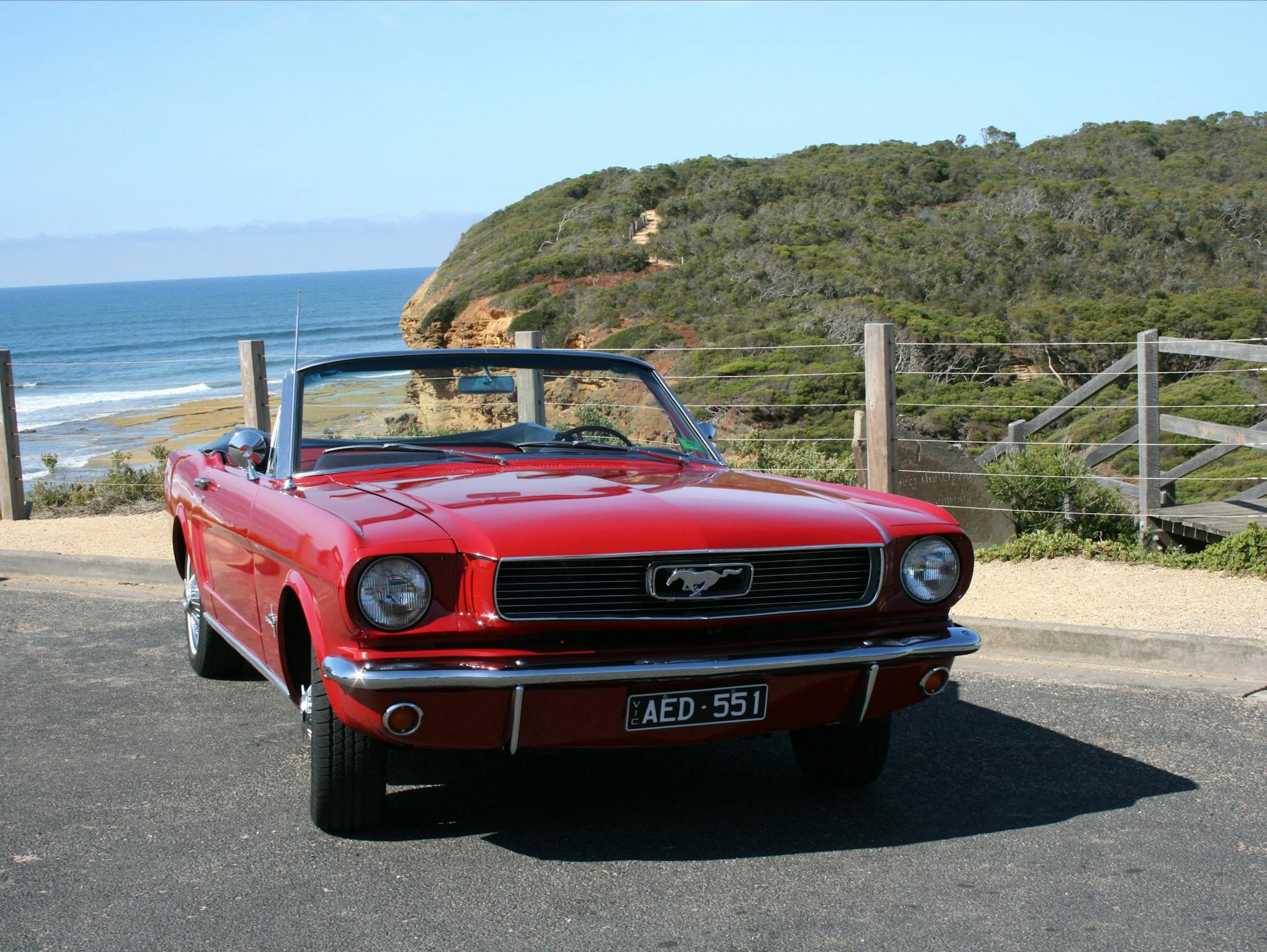 Mustang at Bells Beach