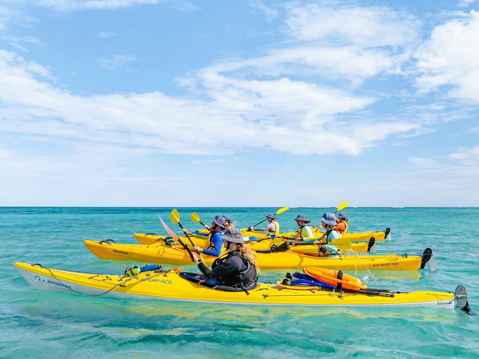 Sea Kayaking Tour with Exmouth Adventure Co., Ningaloo