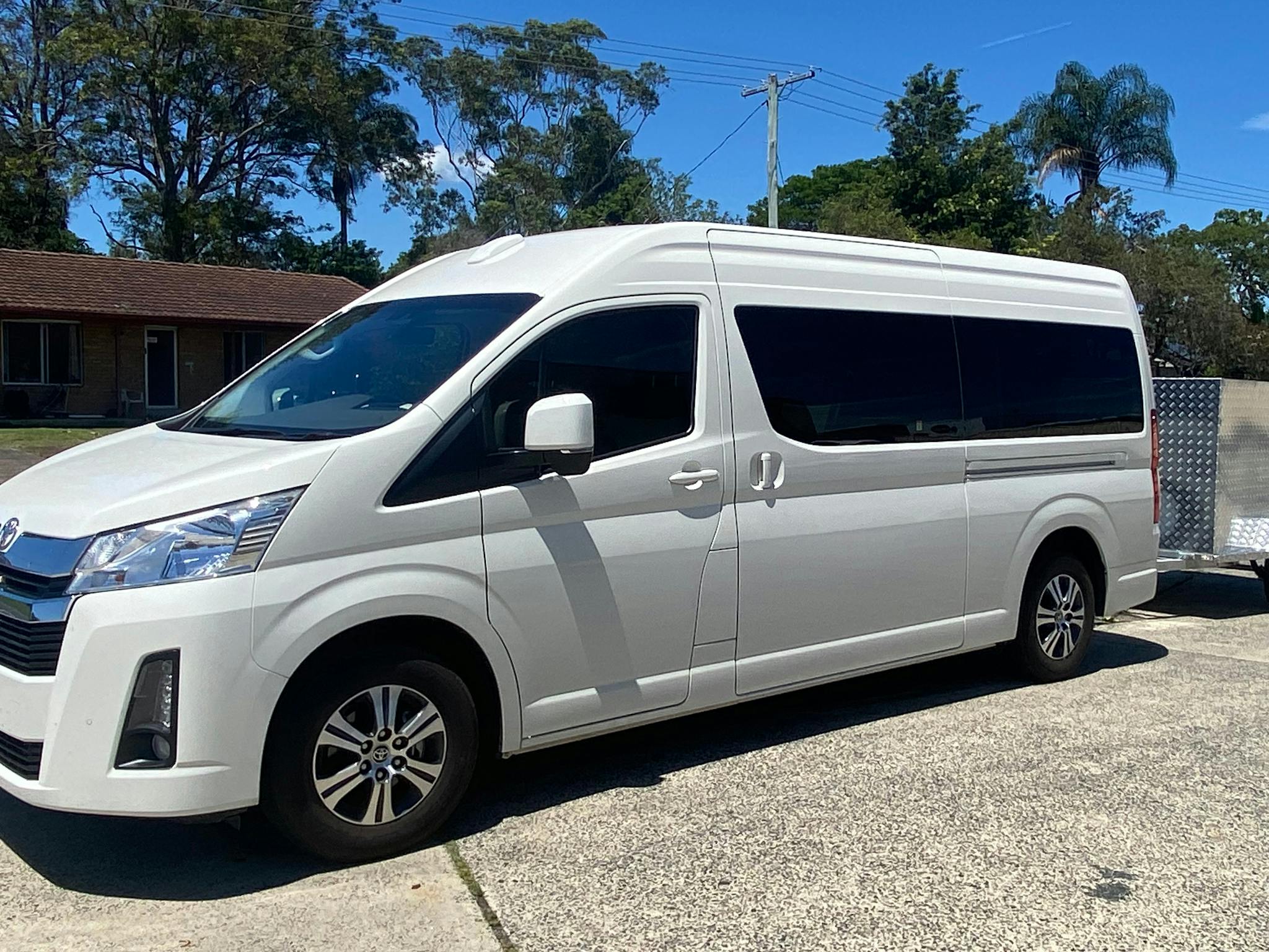 One of our Luxury 11 passenger busses