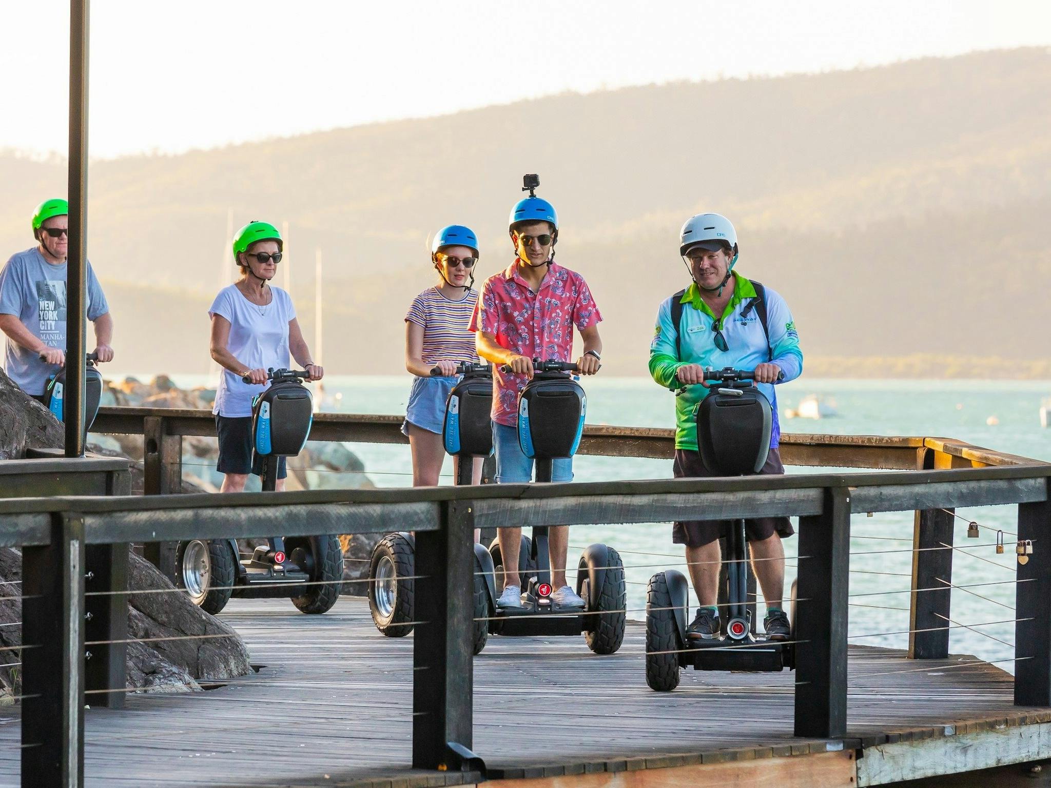 Segway tour on the boardwalk, Whitsunday Segway Tours, Airlie Beach, Whitsundays