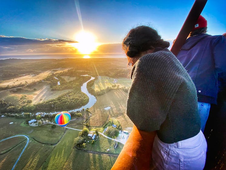 Byron Bay balloon flight