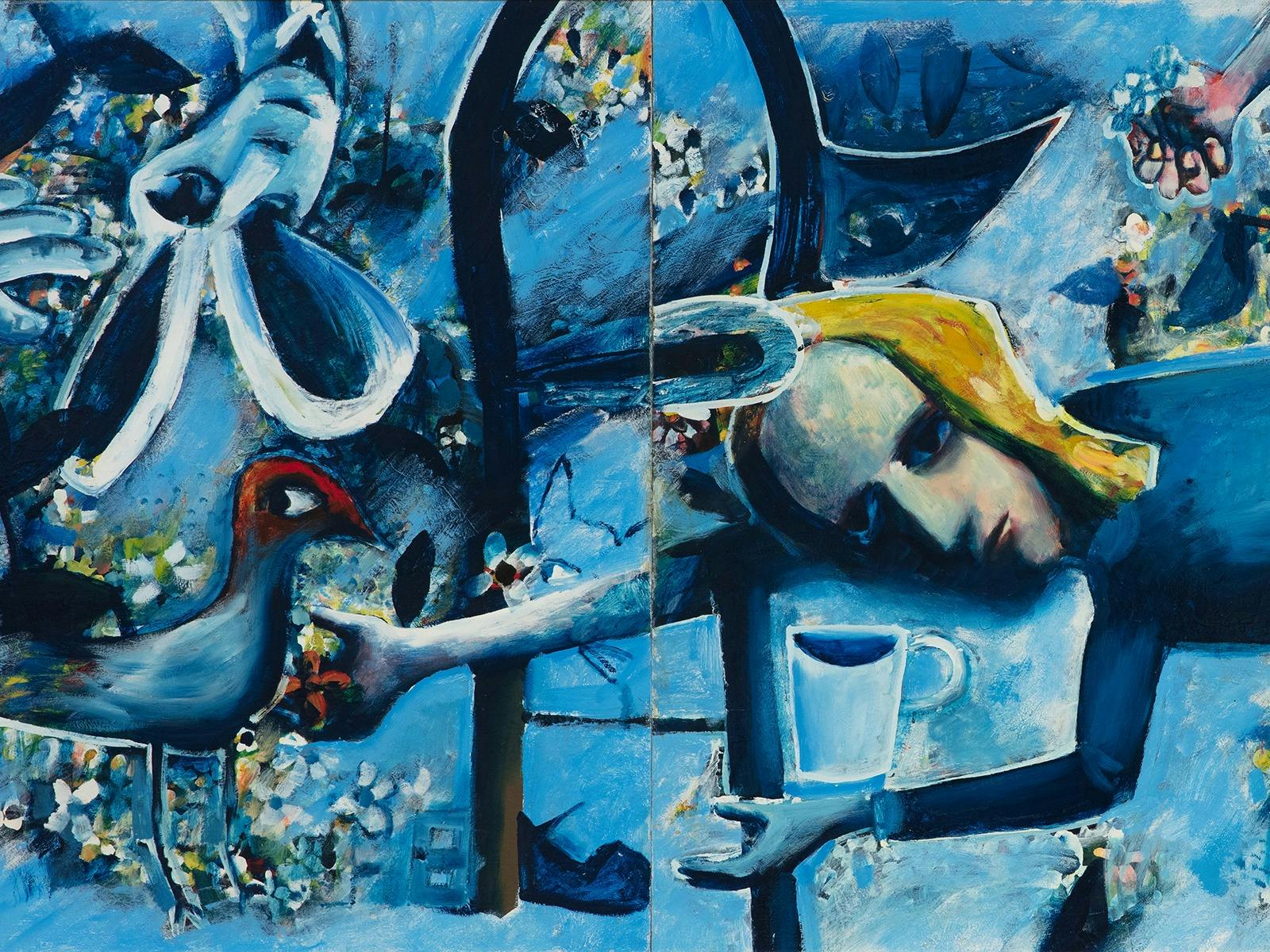 激安！特価品 オーストラリア 絵画 ビリッチ「シドニー チャールズ シドニー 絵画