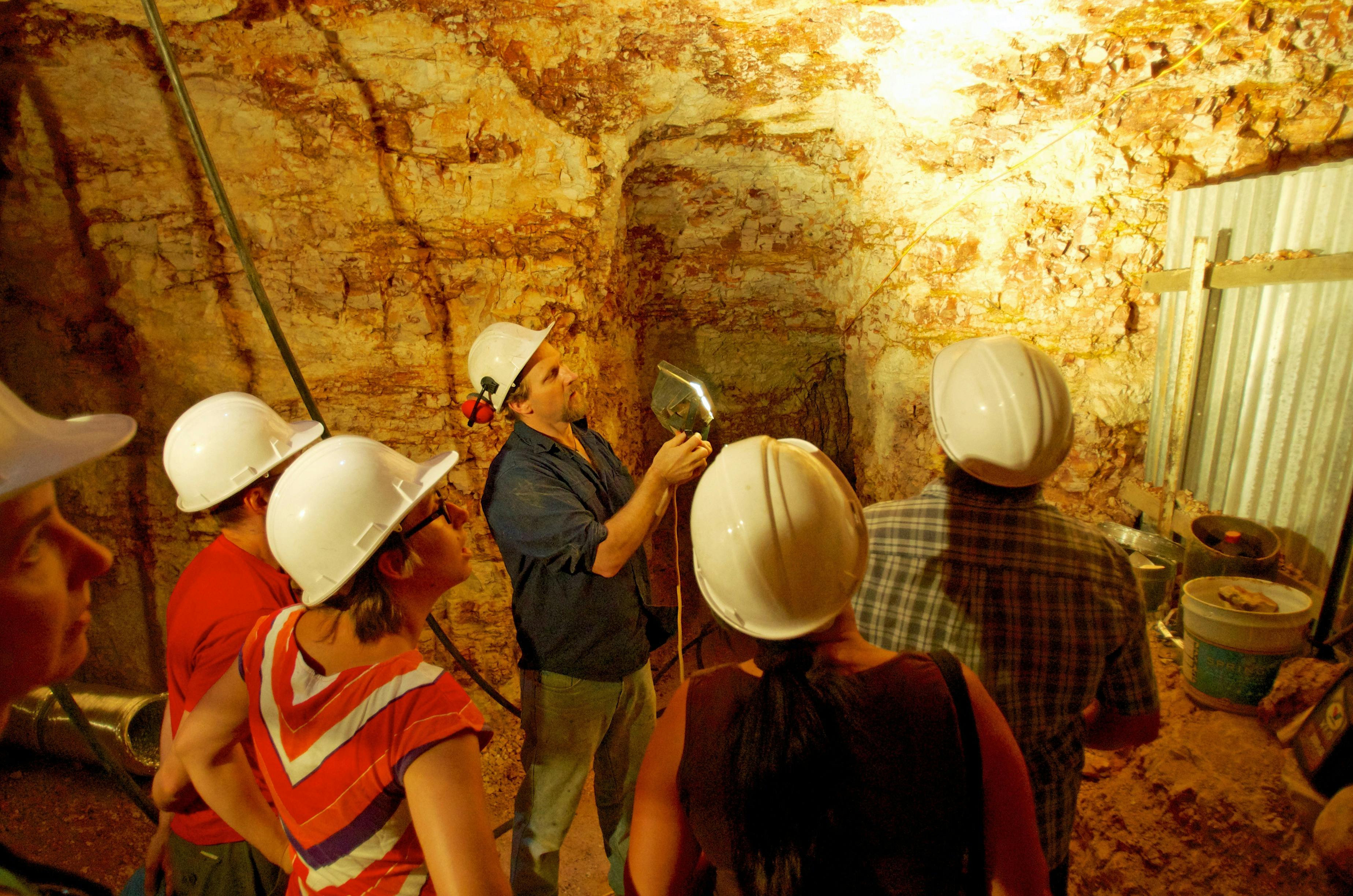 giving an overview of the geology