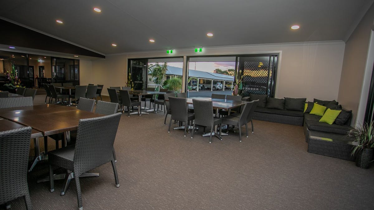 Spacious conference area