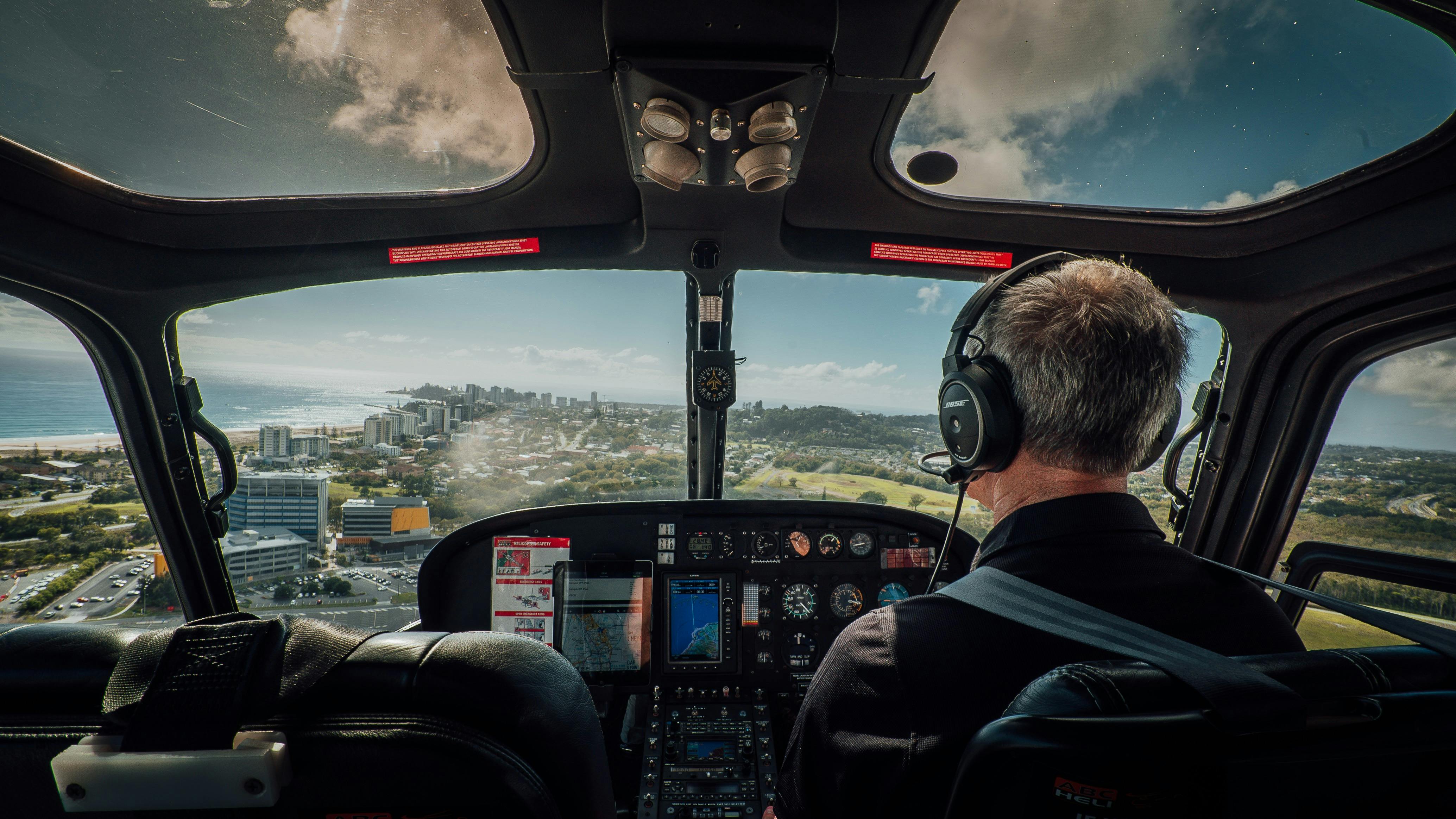 The views from our helicopters are breathtaking