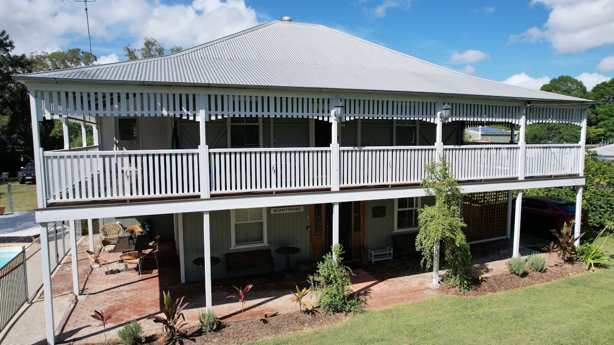 Montrose on Moore is a Queenslander style house open for accommodation