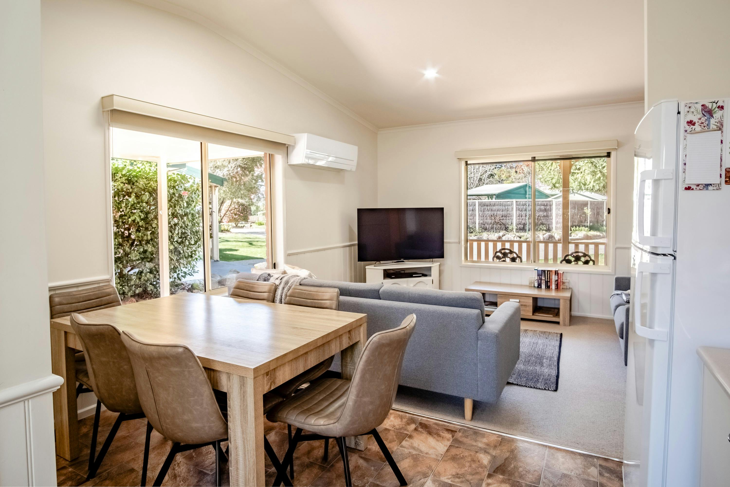 Open living at Silver Birches Holiday Units