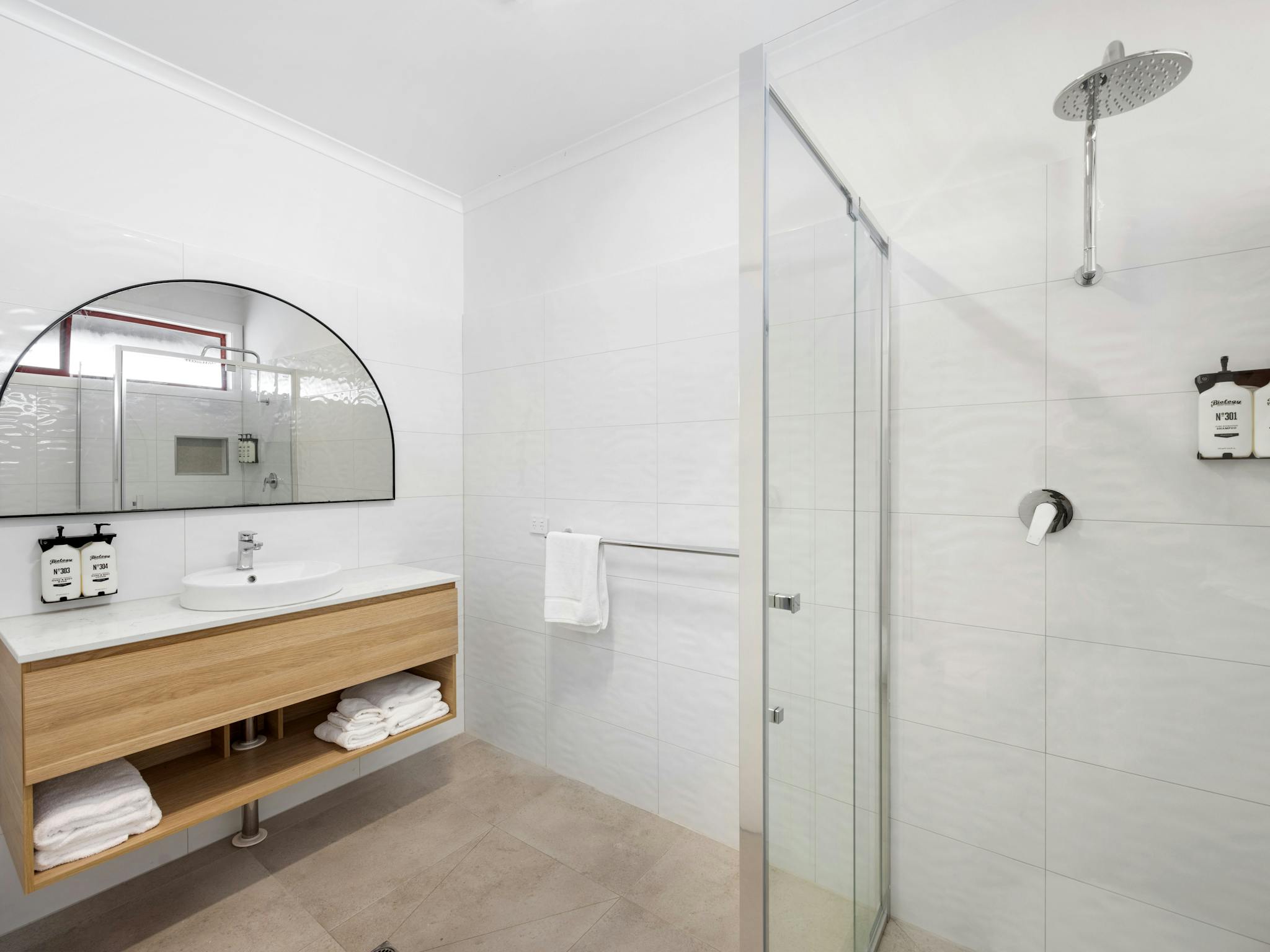 Renovated waterfront motel rooms