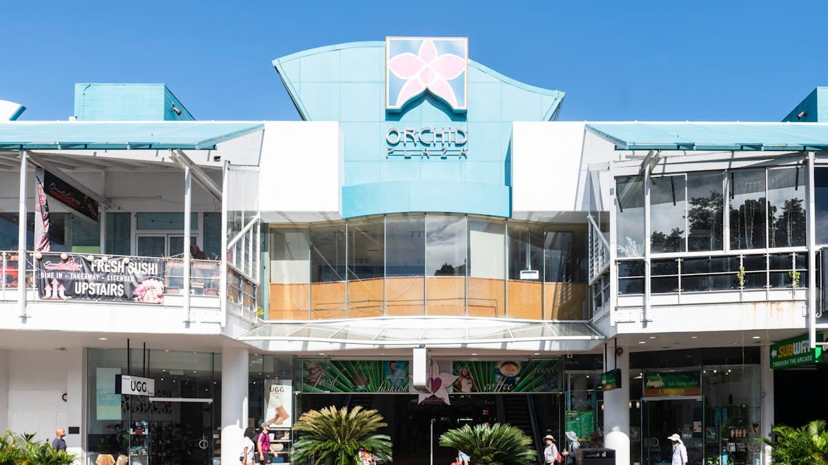 Front facade of Orchid Plaza Shopping Centre