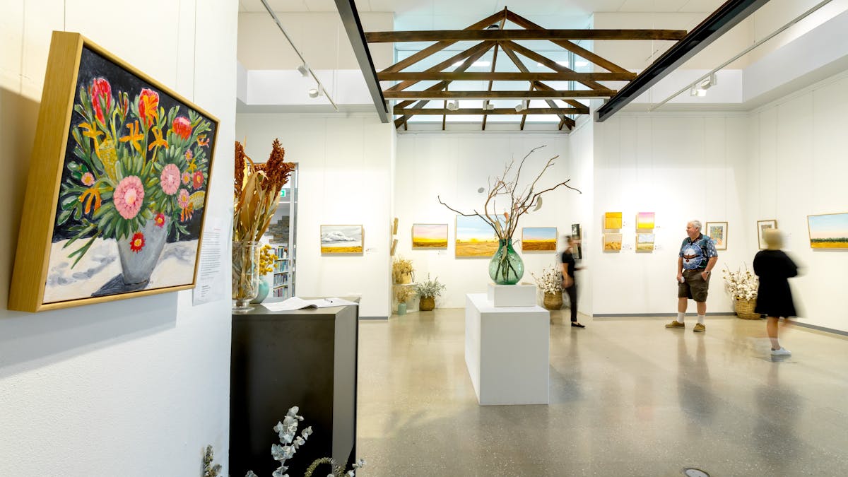 Inside the Goondiwindi Art Space Inside the Goondiwindi Art Space