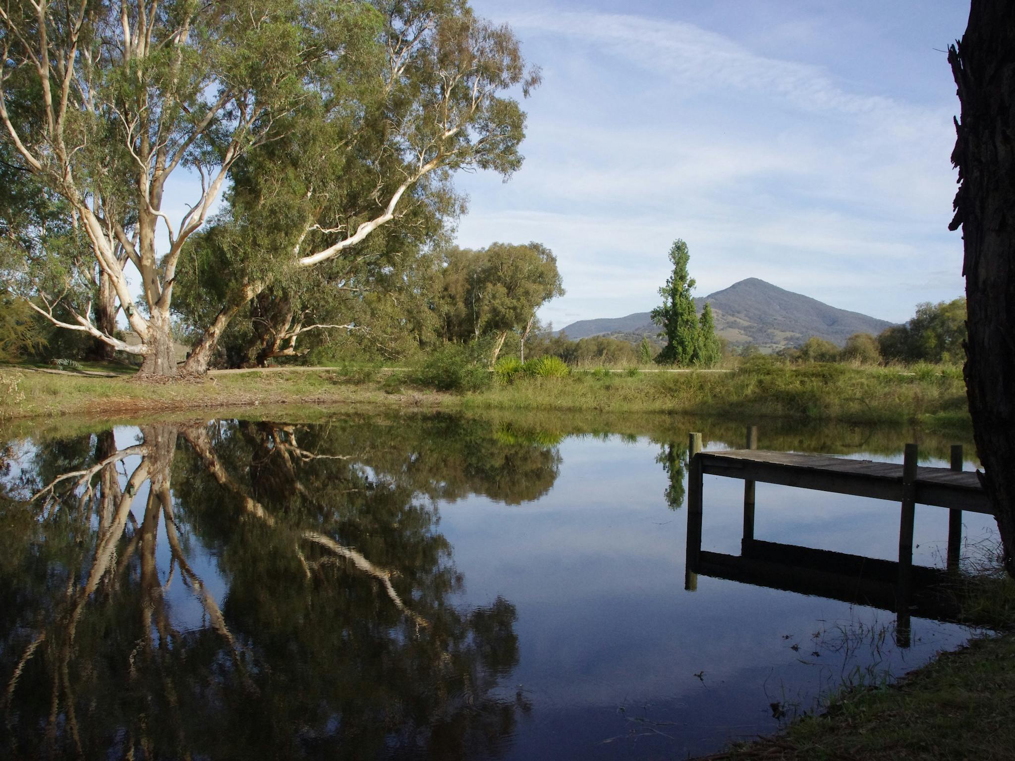 Driveway dam at Baranduda Homestaed