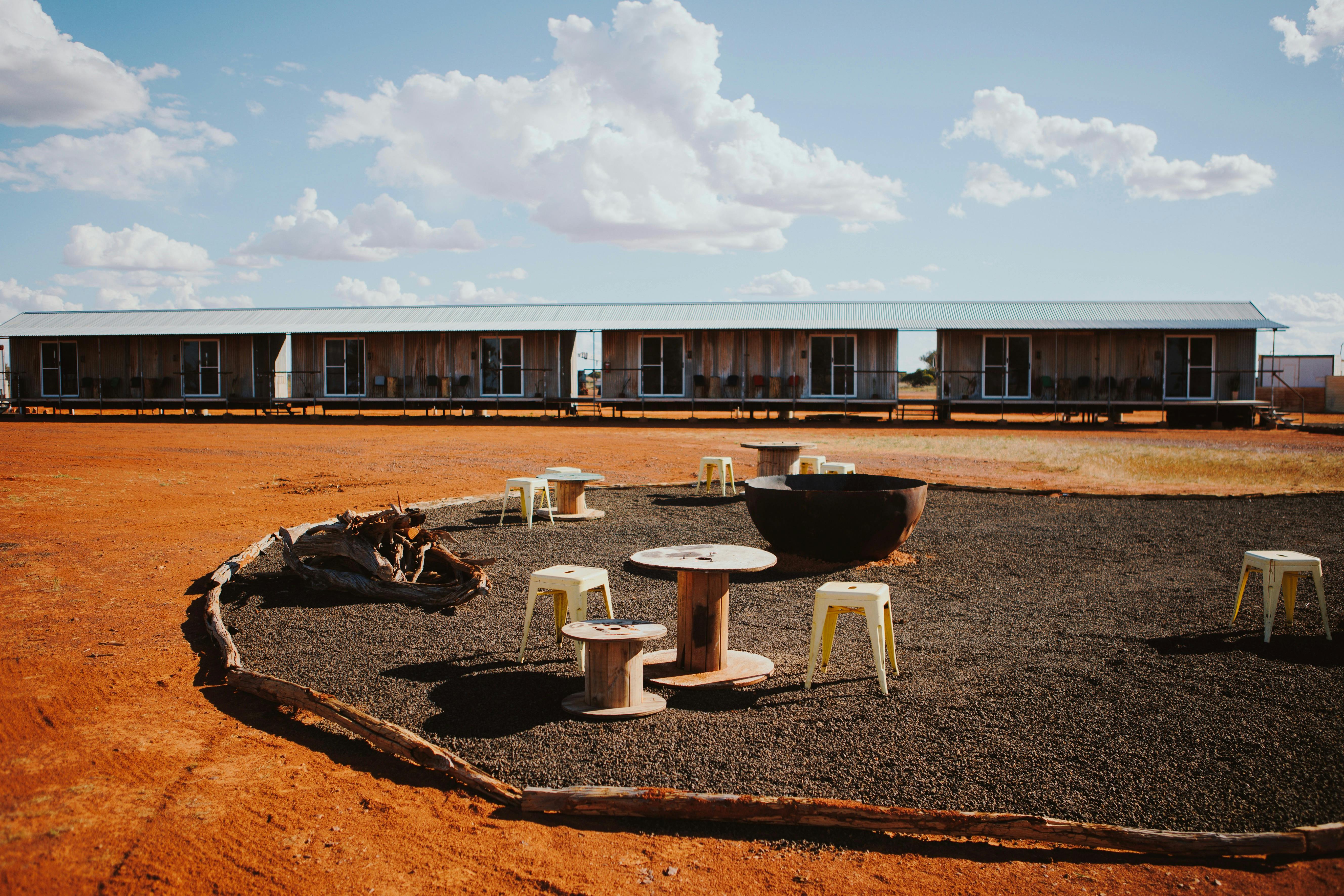 View to Brolga and Eagle huts