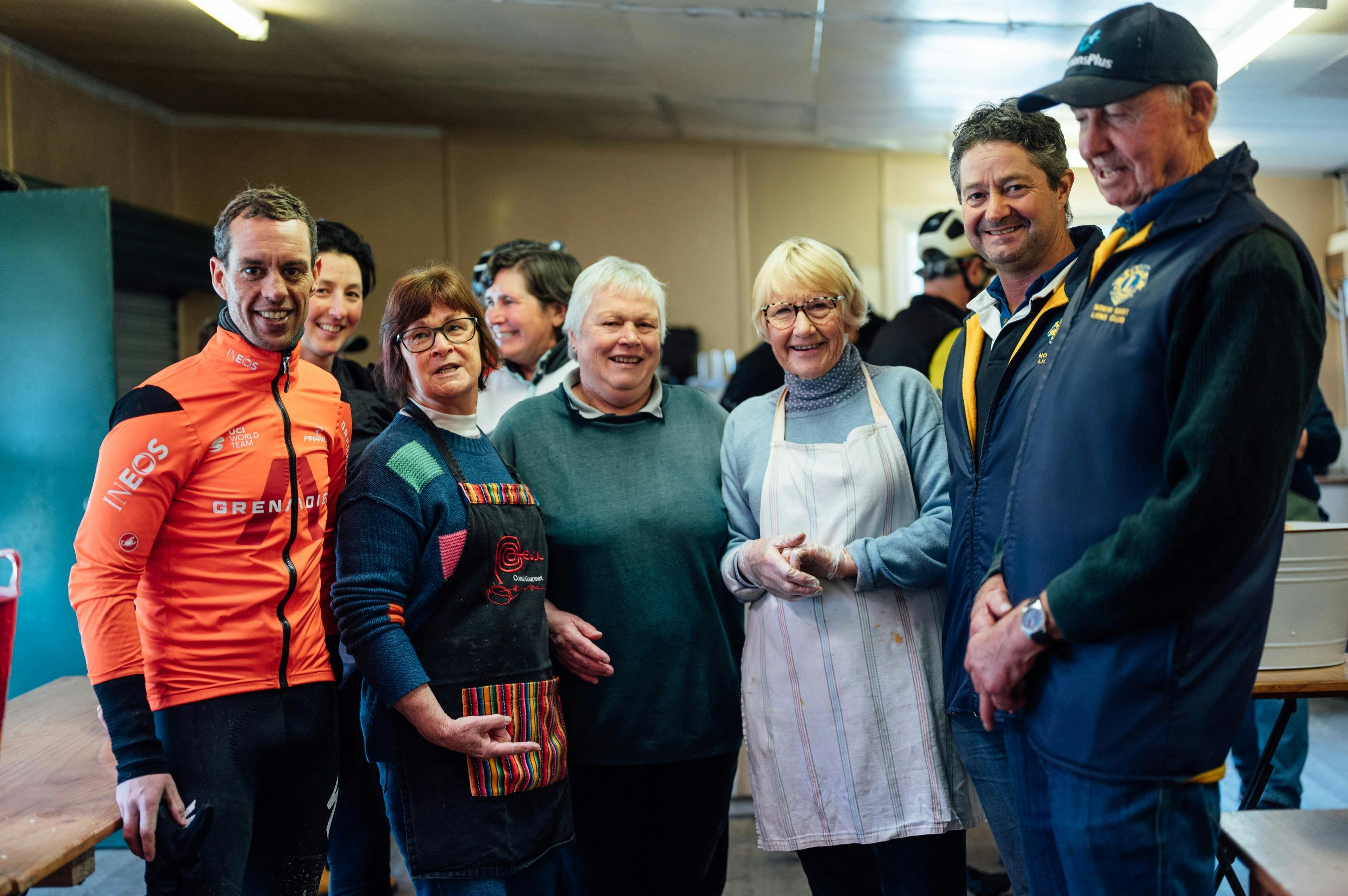 Richie Porte and the North East Lions Club