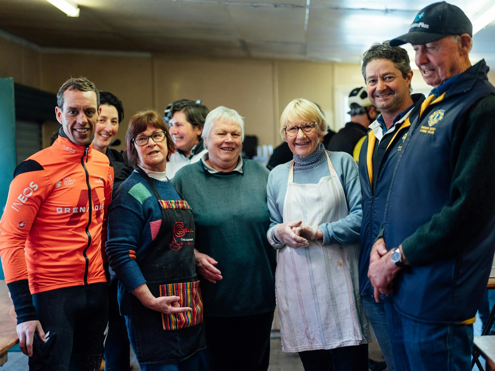 Richie Porte and the North East Lions Club
