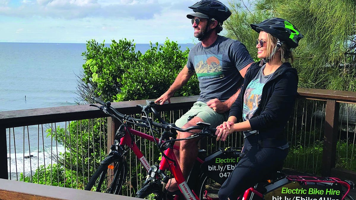 Moffat Beach Lookout smiles