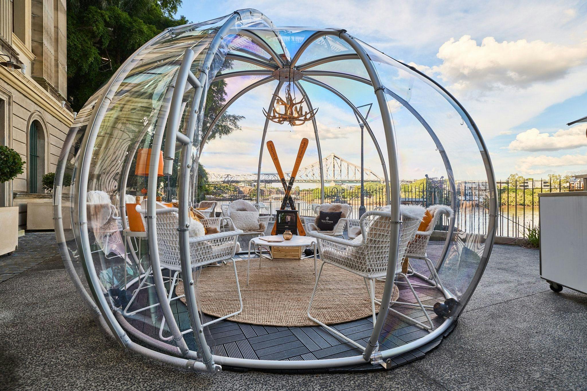 Customs House Veuve Clicquot Winter Chalet