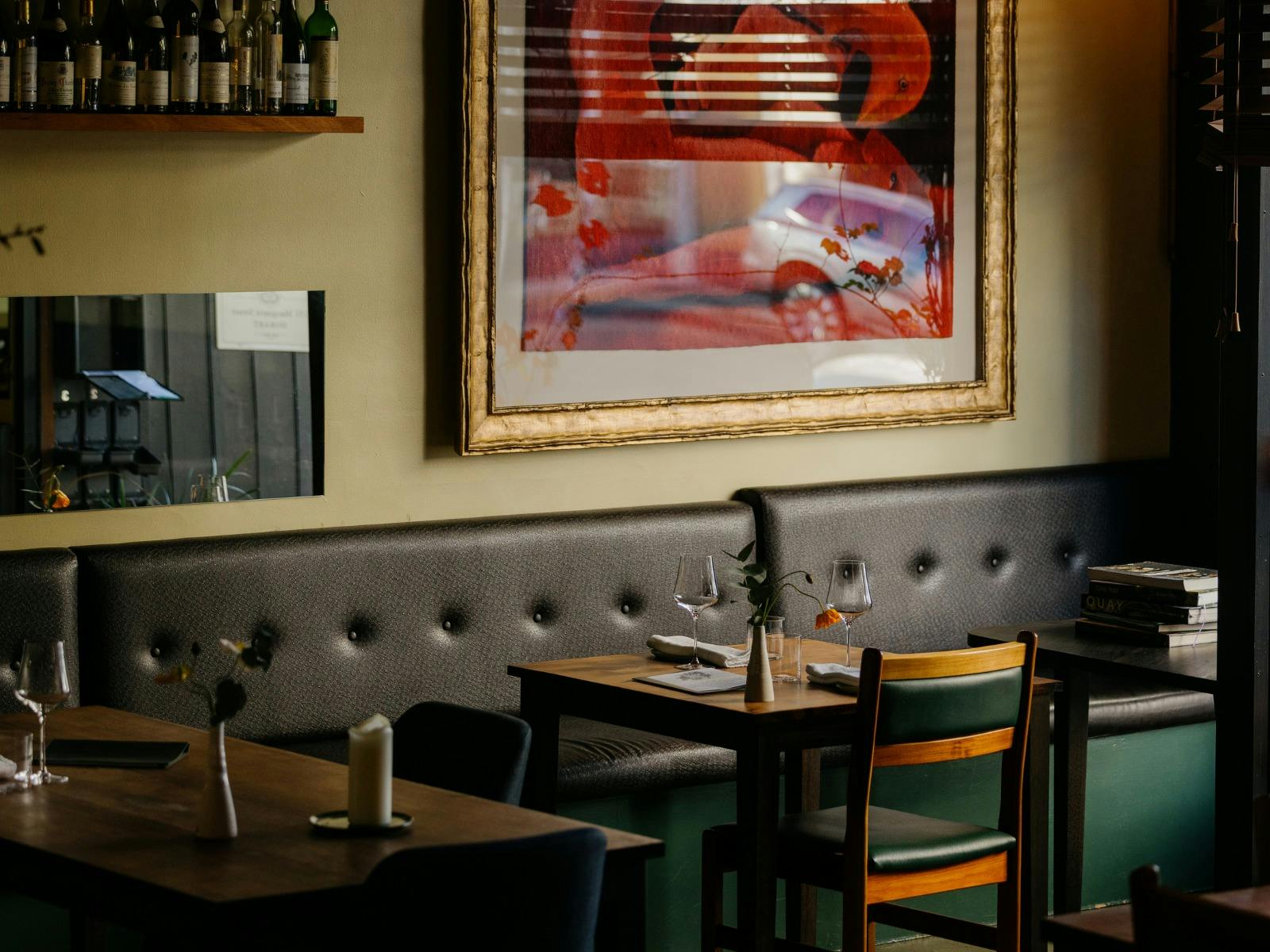 An image of the dining room at Fico Restaurant