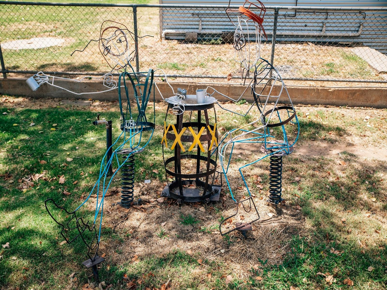 Augathella Wrought Iron Sculptures and Street Murals