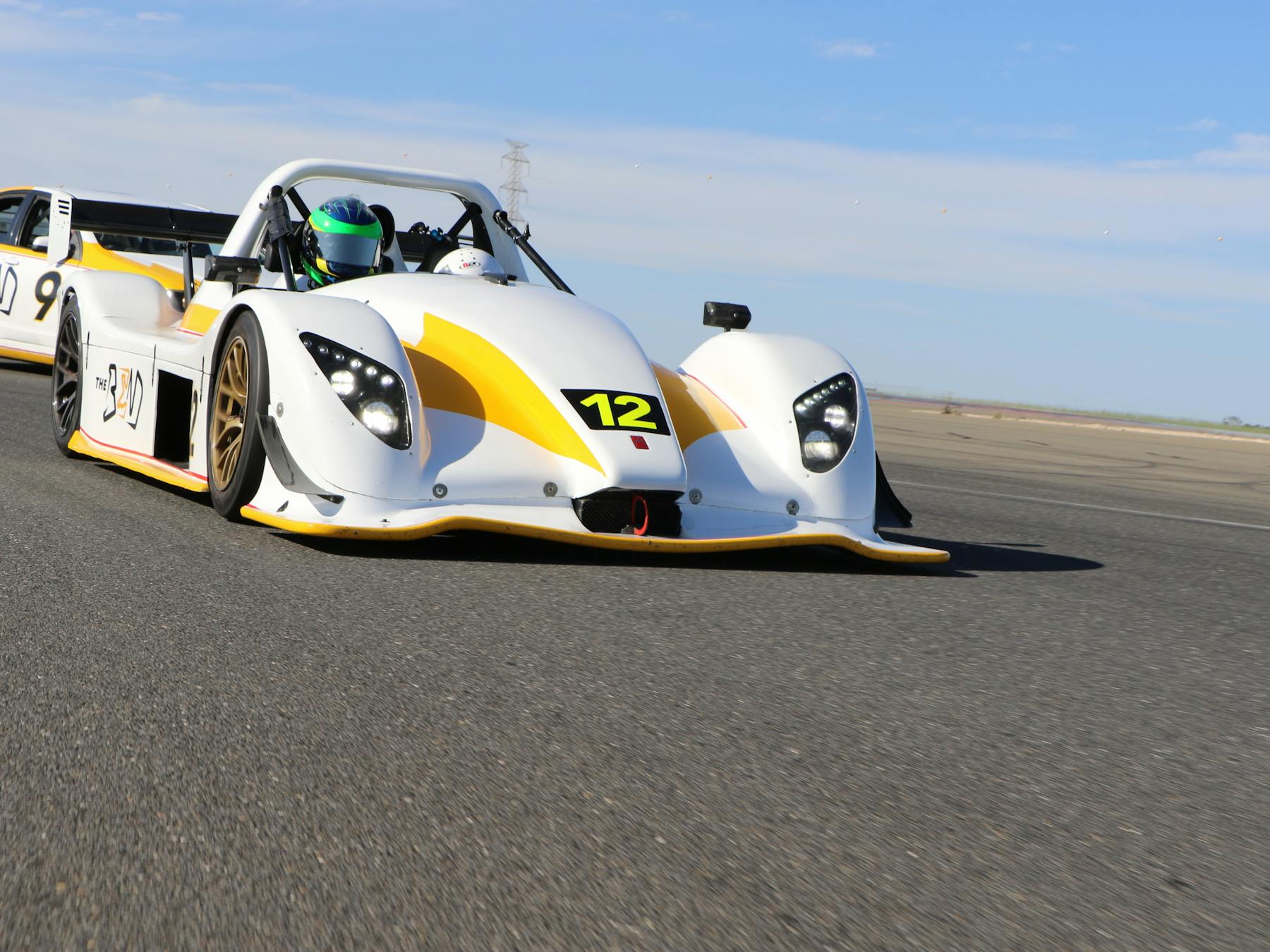 Radical SR3 Racecar on track