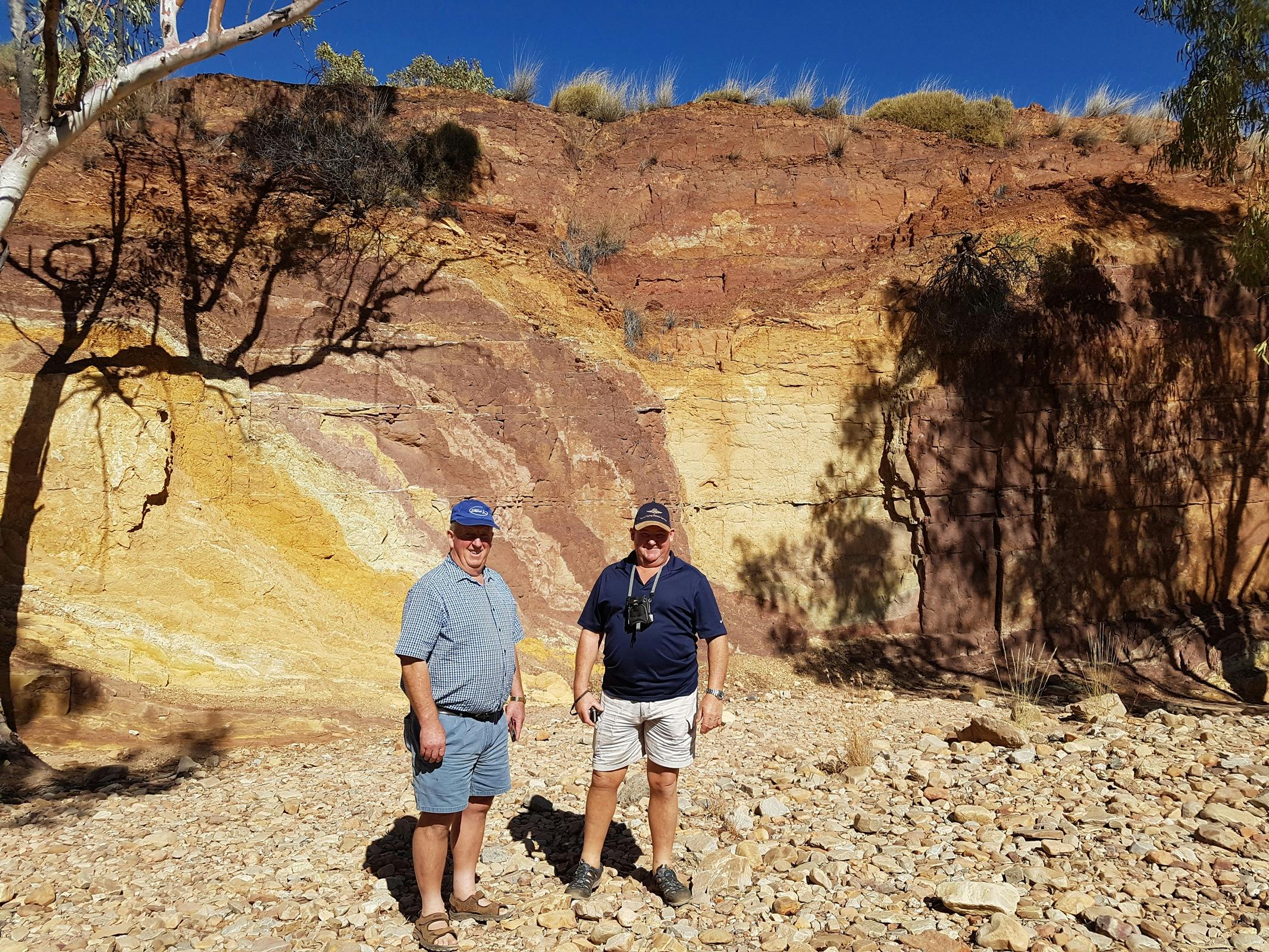 Visit the Ochre Wall in the Western MacDonnell Ranges not far from Alice Springs.