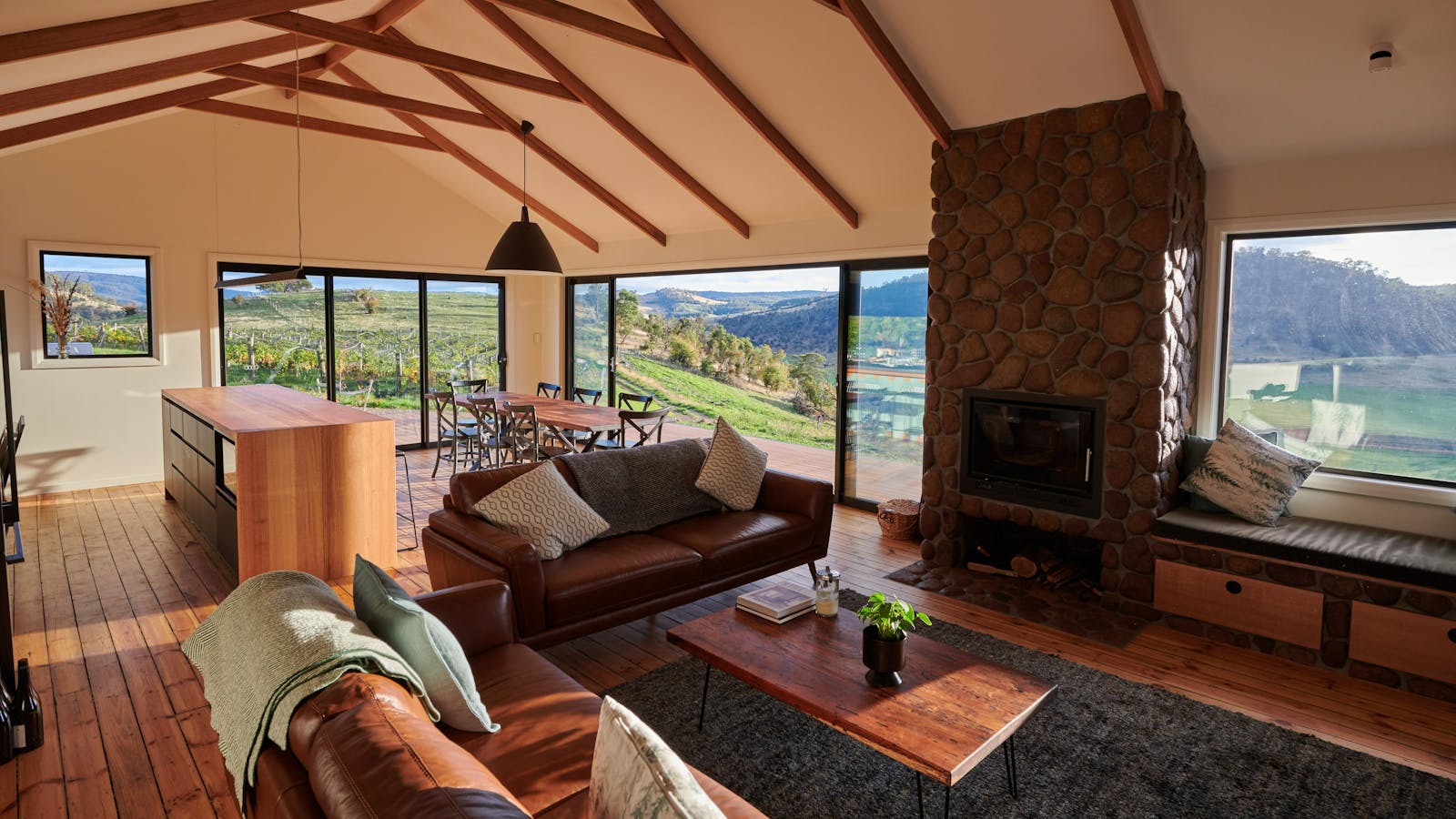 Panoramic views from every room