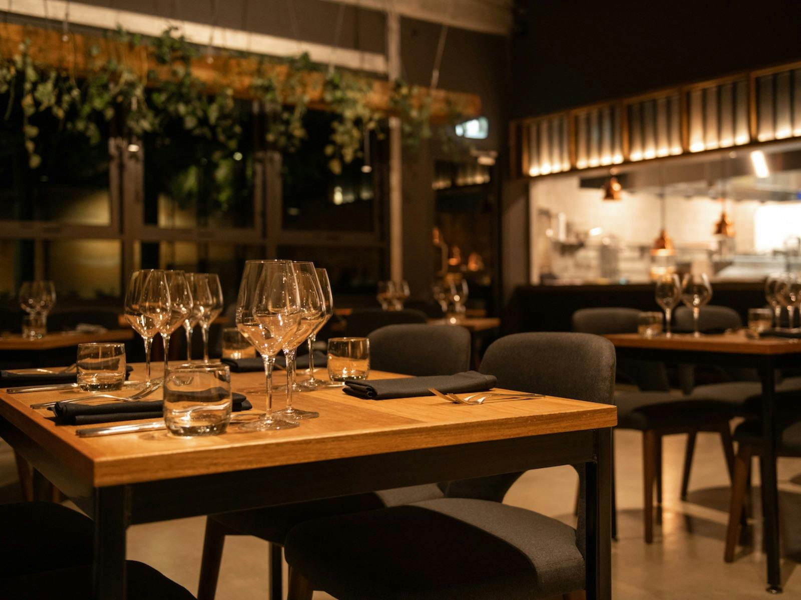 Main Dining Area with Open Kitchen Viewing